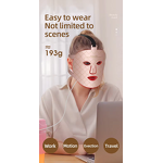 Silicone LED Facial Mask - 2024 Red Blue Photon Therapy Face Neck Salon Beauty UK