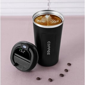 Coffee Tumbler Manufacturer - Smart LED Temperature Display Double Wall Vacuum Insulated