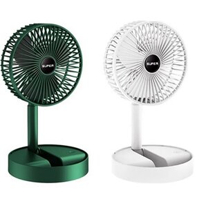 Portable Fan Manufacturer - 2 in 1 Foldable Telescopic 3 Gear USB Rechargeable Low Noise