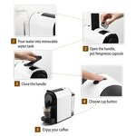 Coffee Maker Manufacturer - 20 Bar Fast Heating Automatic Espresso for Office Household