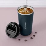 Coffee Tumbler Manufacturer - Smart LED Temperature Display Double Wall Vacuum Insulated