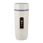 Car Heating Cup Manufacturer - Portable Stainless Steel Water Warmer Bottle LCD Display