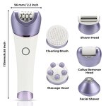 Lady Shaver Manufacturer - Electric 6 In1 Hair Removal Callus Remover Rechargeable