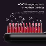 Hair Straightener Brush Manufacturer - Top Selling Portable Negative Ion Hot Comb 10Mins Auto-Off