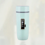 Car Heating Cup Manufacturer - Portable Stainless Steel Water Warmer Bottle LCD Display