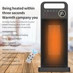 Fan Heater Manufacturer - 2023 Best Seller 2000W Fast Heat Desktop Silent Vertical PTC