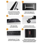 Panel Heater Manufacturer - Wall Bathroom Electric Convector Wifi Aluminum Fast Heating