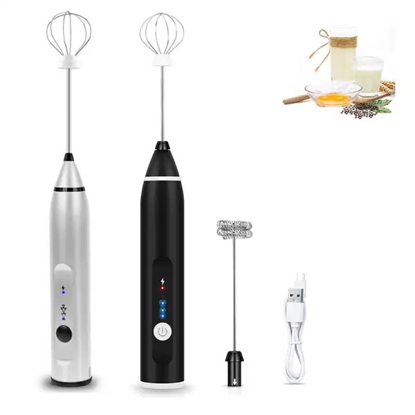 Milk Frother Manufacturer - USB Rechargeable Handheld Electric Milk Foam Mixer Maker