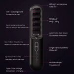 Hair Straightener Brush Manufacturer - Top Selling Portable Negative Ion Hot Comb 10Mins Auto-Off