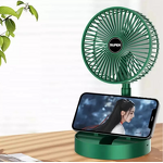 Portable Fan Manufacturer - 2 in 1 Foldable Telescopic 3 Gear USB Rechargeable Low Noise