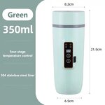 Car Heating Cup Manufacturer - Portable Stainless Steel Water Warmer Bottle LCD Display