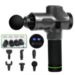 Massage Gun Manufacturer - Best-Selling 24V 30 Speed Touch Screen Carbon Fiber Shell