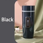 Car Heating Cup Manufacturer - Portable Stainless Steel Water Warmer Bottle LCD Display