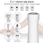 Epilator Manufacturer - 6 in 1 Multifunction Painless USB Body Hair Remover Nose Bikini