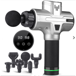 Massage Gun Manufacturer - Portable Handheld 30 Speeds LED Brushless Vibrating Cordless Fascial