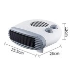 Fan Heater Manufacturer - 2023 Warmer Hot Air Ptc 220V 2000W Foot Table Desk Portable Mini