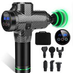 Massage Gun Manufacturer - Portable Deep Muscle 30 Speed Touch Screen 6 Heads 1800mAh
