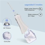 Oral Irrigator Manufacturer - Portable Waterjet Floss IPX7 Waterproof 5 Modes Upgraded Wireless