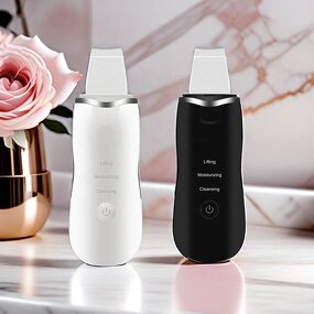 Sonic Facial Spatula - Peeling Machine - Spray Moisturizing Blackhead Remover Deep Cleaning