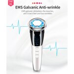 Hot Cold Facial Massager - 2025 - Red Light Skin Care Device Face Lifting Led Therapy Wand