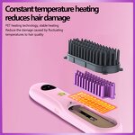 Electric Scalp Massage Comb - Vibration - Plastic Red Blue Balls Essential Oil Customized