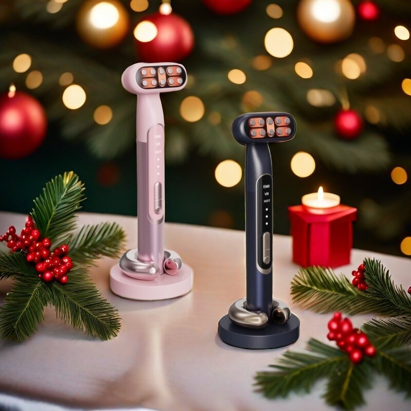 9 in 1 Eye Massage Wand - 2024 Newest - Led Light Therapy Face Eye Skin Care Machine