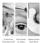 USB Eyelash Curler - Powered Electric - Heated Plastic Eye Lash Brush Makeup Curling