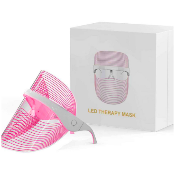 Rechargeable LED Mask - New Arrives - Professional Salon 3 Color Light Therapy Beauty