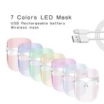 7 Color Light Therapy Mask - Skin Rejuvenation - Wrinkle Acne Removal Face Beauty Device