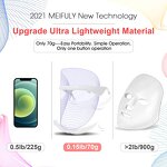 7 Color LED Face Mask - NEW Light Therapy - Photon Wrinkles Acne PDT Standing Home Use