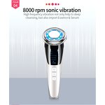 Hot Cold Facial Massager - 2025 - Red Light Skin Care Device Face Lifting Led Therapy Wand