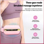 Menstrual Heating Pad - 2026 Portable Digital - 6-Level Fast Heating Cordless Period Waist