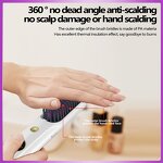 Hair Growth Straightening Comb - Portable - Stainless Steel Scalp Care Home Hairbrush