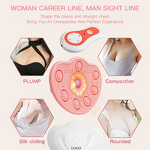 Wireless Breast Care Massager - 2025 - 4 Modes 3 Intensity Vacuum Cups Enhancement Lifter