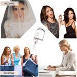 Mini Eyelash Curler - Home Rechargeable - 3 Temperature Settings Electric Heated Lash Care