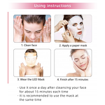 7 Color LED Face Mask - NEW Light Therapy - Photon Wrinkles Acne PDT Standing Home Use