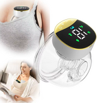 Electric Breast Pump - BPA Free - 12 Suction Low Noise Wearable Portable Handsfree Milk