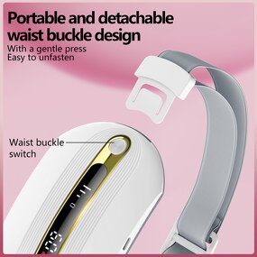 Menstrual Heating Pad - 2026 Portable Digital - 6-Level Fast Heating Cordless Period Waist