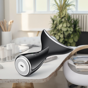 LED Photon Beauty Device - Electric - 3-Color Face Neck Rejuvenation Anti-Aging Detox