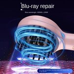 Cordless Hair Straightener Brush - Portable Salon-Quality - Plastic Ceramic Mini Hot Air