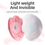 Silicone Breast Massager - USB Rechargeable Wireless - Electric Nude Enlargement Female