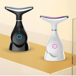 Neck Face Beauty Device - 3 Modes Vibration EMS - Anti-wrinkle Anti-aging Reduce Puffiness