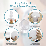Wearable Breast Pump - 2024 Trending - LCD Memory Function Hands Free Portable Silicone