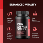 Male Enhancement Capsules Manufacturer - Private Label Wholesales Horny Goat Weed Capsules with Black Maca Root