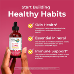 Zinc Liquid Drops Factory - OEM Support Skin Health Immune System Drops Organics Ionic Zinc Liquid Drops