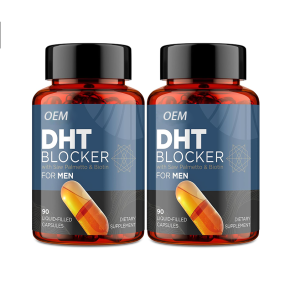 Hair Loss Capsules Factory - OEM Private Label Biocaro Hair Loss DHT Blocker Capsules Biotin Saw Palmetto Hair Growth