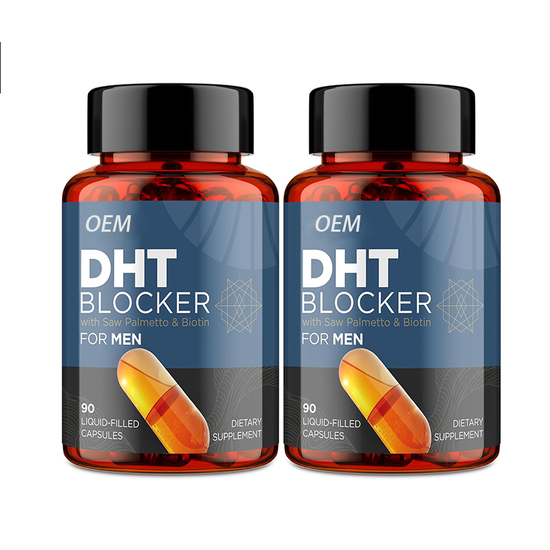 Hair Loss Capsules Factory - OEM Private Label Biocaro Hair Loss DHT Blocker Capsules Biotin Saw Palmetto Hair Growth