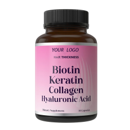 Collagen Capsule Factory - OEM Private Label Biotin Keratin Hyaluronic Acid Collagen Capsule Suitable for Women