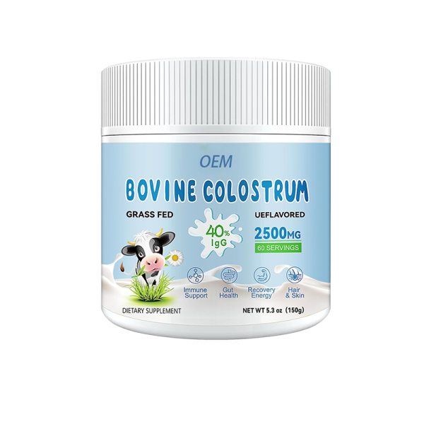 Bovine Colostrum Powder Manufacturer - OEM Private Label Bovine Colostrum Powder for Immune and Gut Health Milk Supplement