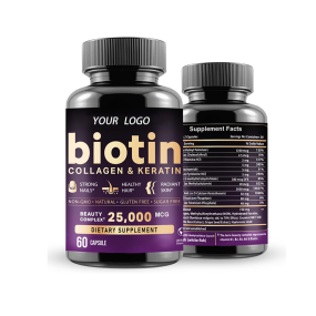 Hair Nail Collagen Capsules Manufacturer - OEM Keratin Biotin Multivitamin
